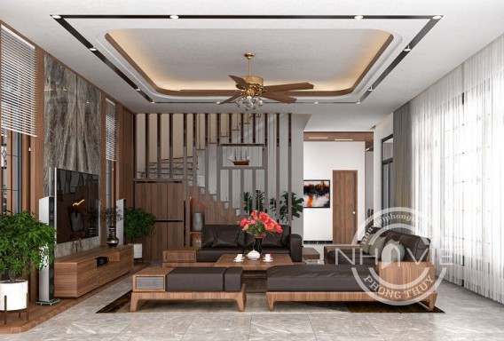 Mẫu thiết kế nội thất hiện đại cho căn biệt thư 2 vườn tại Bắc Giang